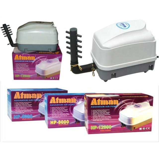Máy Sủi Oxy Atman HP4000 HP8000 HP1200 HP16000 - Máy Oxi Cho Bể Cá