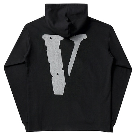 vlone unisex Áo len có mũ trùm đầu thông thường của nam và nữ mới