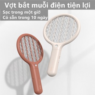Vợt Muỗi Điện Mini Tiện Lợi Vợt Diệt Muỗi Xiaomi Kích Thước Mini Có Đèn Led Tiện Lợi