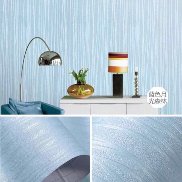 [Mã LIFEHLDEC giảm 10% đơn 99k] DECAL 1M Giấy dán tường PVC khổ rộng 45cm ( có sẵn keo ) chỉ xanh ELL014 | BigBuy360 - bigbuy360.vn