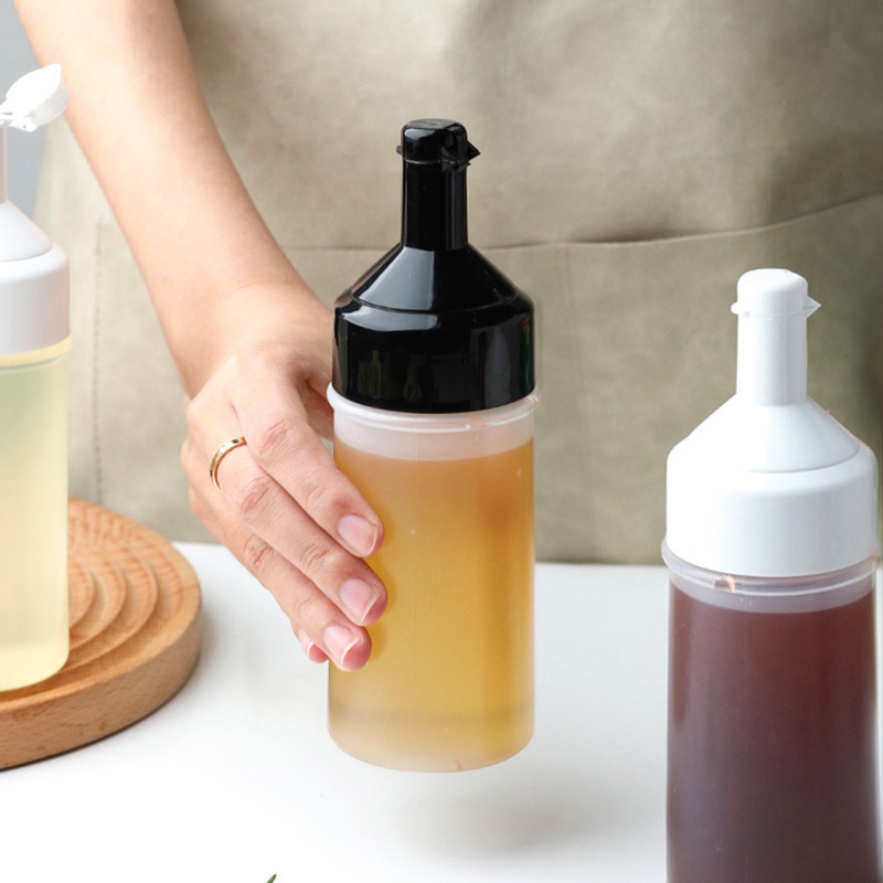 Bình Đựng Gia Vị Dầu Ô Liu Mù Tạt 250ML Có Nắp Chống Bụi Cho Nhà Bếp