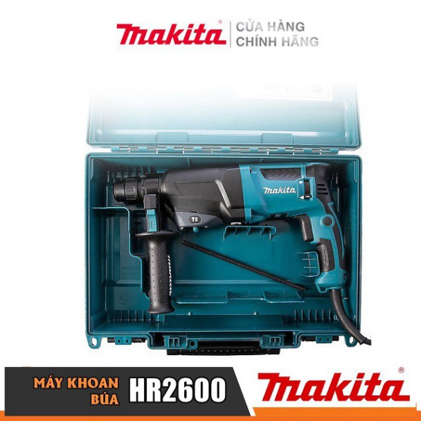 [Chính Hãng] Máy Khoan Búa Đa Năng Makita HR2600 (26MM-800W), Bảo Hành Tại Các TTBH Toàn Quốc