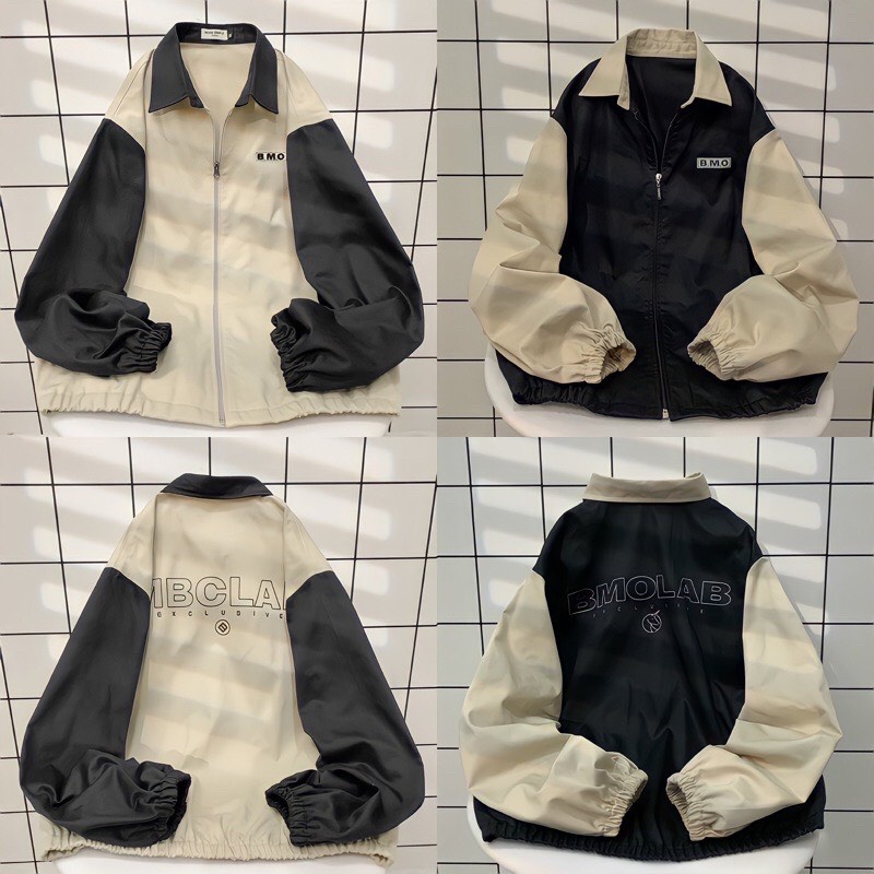 Áo Khoác Bomber BMO LAB Jacket Form Rộng Chất Vải Khaki Dày Dặn Unisex Nam Nữ Couple Phong Cách Ulzzang NUPAKACHI