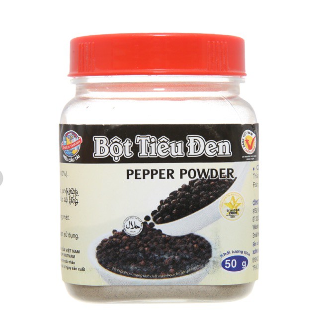 [Đảm Bảo Ưng Ý] Tiêu Đen Xay Nguyên Chất 100Gr (Tiêu Bình Phước Nhà Trồng)