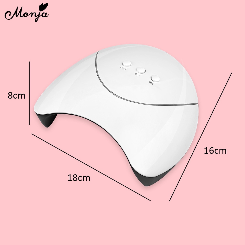 Bộ 12 Đèn LED Cảm Biến Thông Minh 36W Cho Máy Hong Khô Sơn Móng Tay