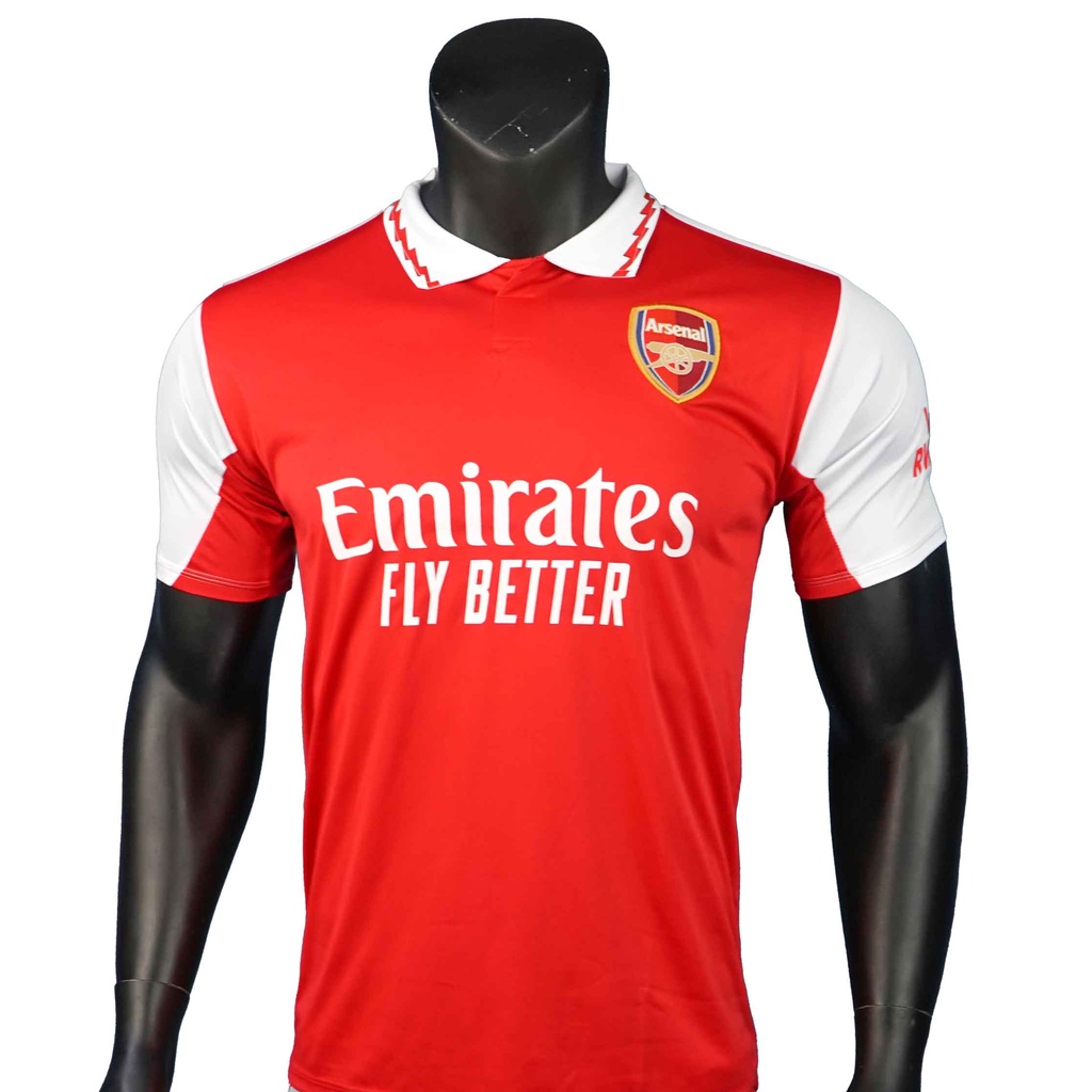 Áo Arsenal (Áo bóng đá câu lạc bộ arsenal) - Áo bóng đá thun lạnh cao cấp, thấm hút, thoáng mát, bền màu