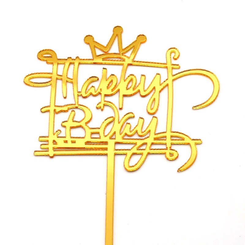 Phụ kiện trang trí bánh kem sinh nhật bằng Acrylic Acrylic độc đáo