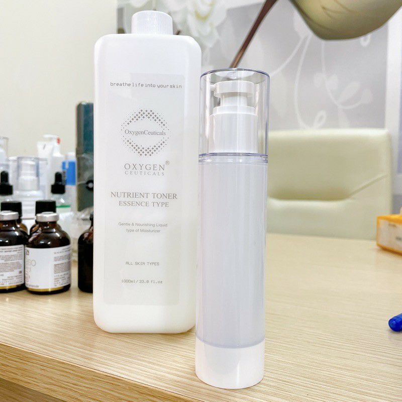 (Chiết 100ml)Toner Oxygen dưỡng ẩm căng bóng