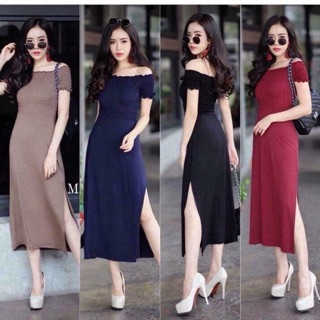 Đầm Maxi Trể Vai Thailand