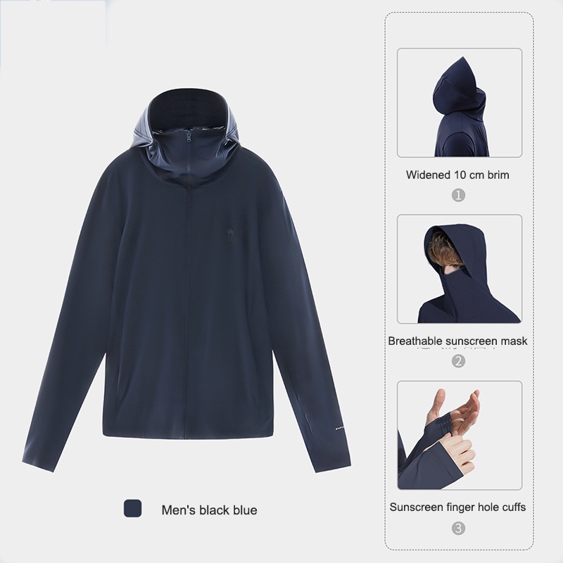 Áo khoác thể thao CAMEL chống tia cực tím thoáng khí tùy chọn màu sắc dành cho nam