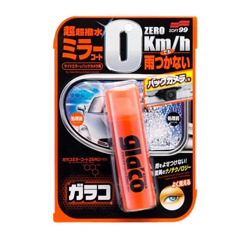 PHỦ NANO GƯƠNG CHIẾU HẬU XE ÔTÔ GLACO MIRROR COAT ZERO G-65 SOFT99 - MADE IN JAPAN