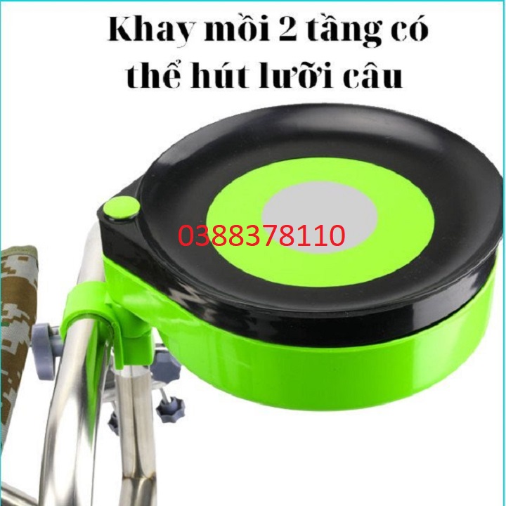 Ghế Câu Cá Địa Hình Tựa Cao Rằn Ri Phiên Bản TC2 Mới