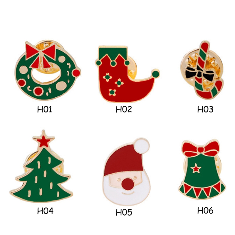 Ghim Cài Áo Phong Cách Giáng Sinh Xinh Xắn