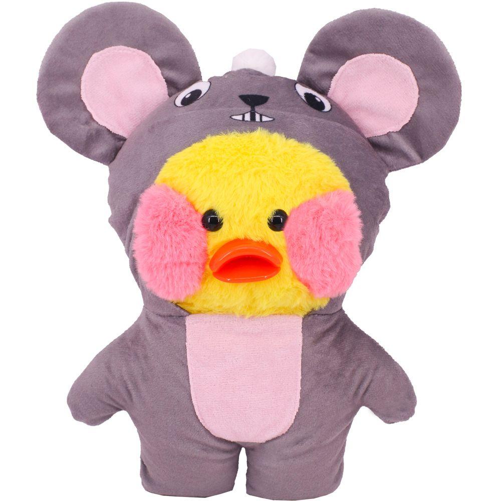 Bộ Trang Phục Vải Cotton Họa Tiết Vịt Vàng Hoạt Hình Dành Cho Búp Bê