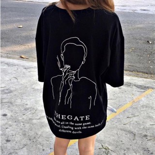 Áo thun tay lỡ Unisex THE GATE