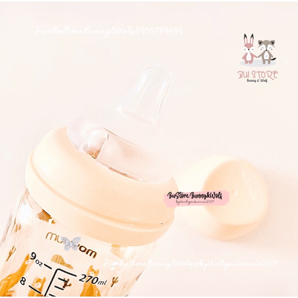 Bình Sữa Moyuum Llama Limited Hàn Quốc - phiên bản lạc đà giới hạn - size 170ml/270ml