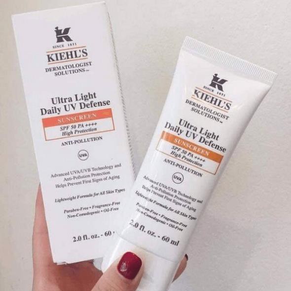 Kem Chống Nắng Kiehl’s Ultra Light Daily UV Defense Sunscreen SPF 50 PA+++ High Protection 60ML