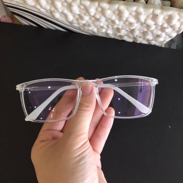 Kính Gọng dẻo Trong Suốt - Mắt vuông mới về