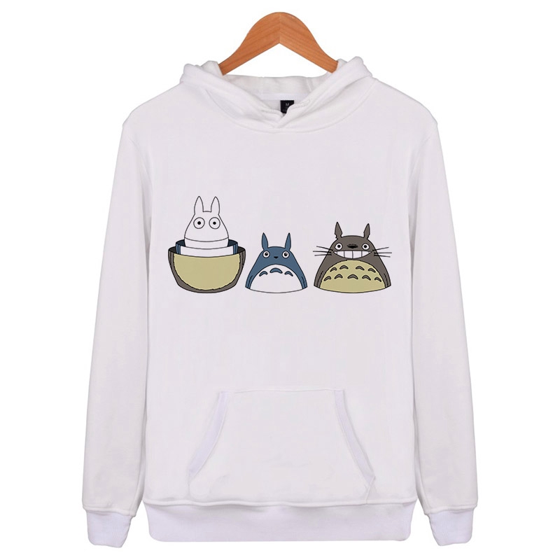 Áo Hoodie Màu Đen In Hình Totoro Matrioska 3d Thời Trang 2018 Cho Nam