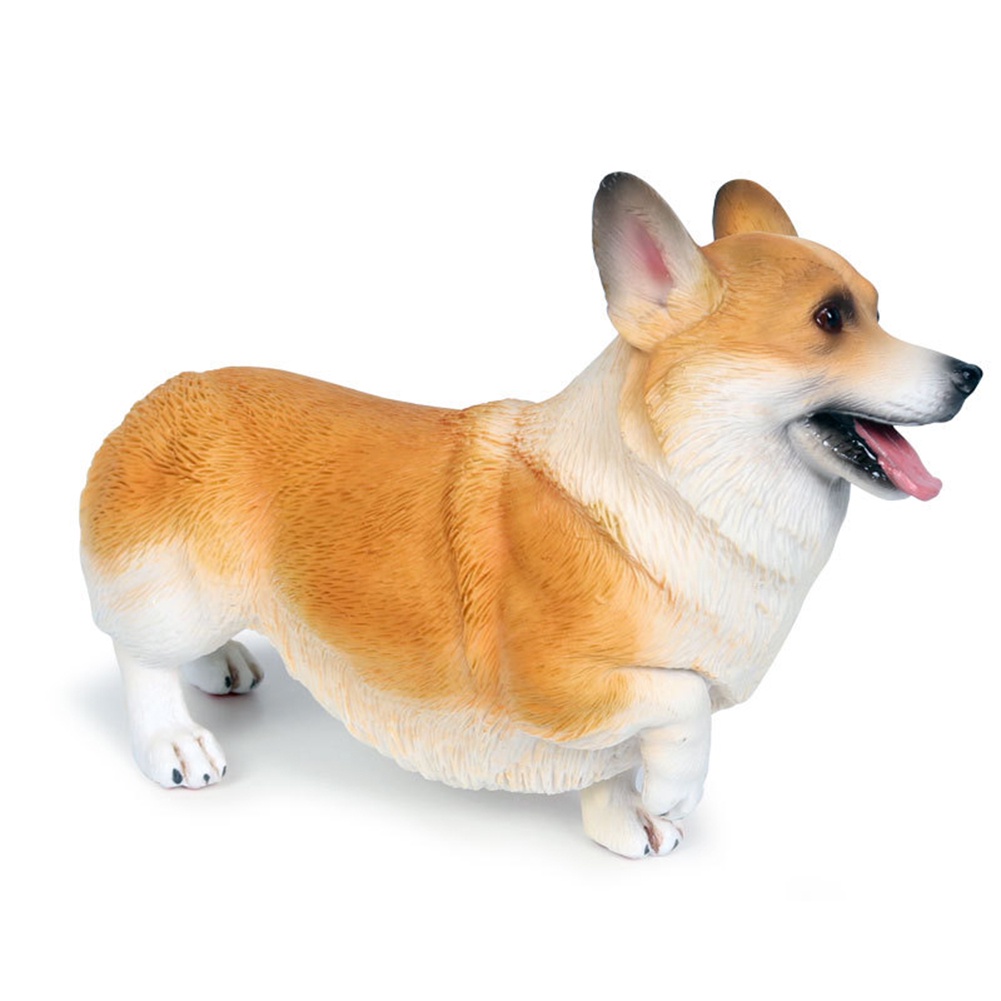 Đồ trang trí Chú Chó Corgi Bằng Nhựa Trang Trí Bàn Làm Việc