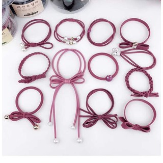HỘP 12 DÂY CHUN BUỘC TÓC NỮ SIÊU CHẮC