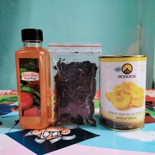 Set Trà Đào Tự Pha Siêu Ngon 5-7 Ly