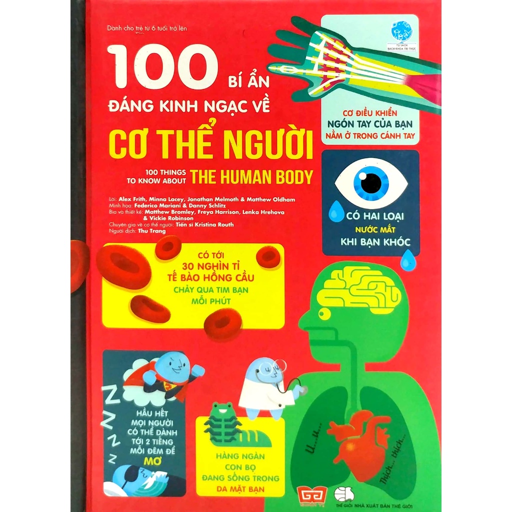 Sách 100 Bí Ẩn Đáng Kinh Ngạc Về Cơ Thể Người