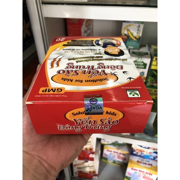 Siro uống tăng cường tiêu hoá giúp bé ăn ngon Yến xào đông trùng, thành phần tự nhiên, tăng hấp thu, tăng sức đề kháng