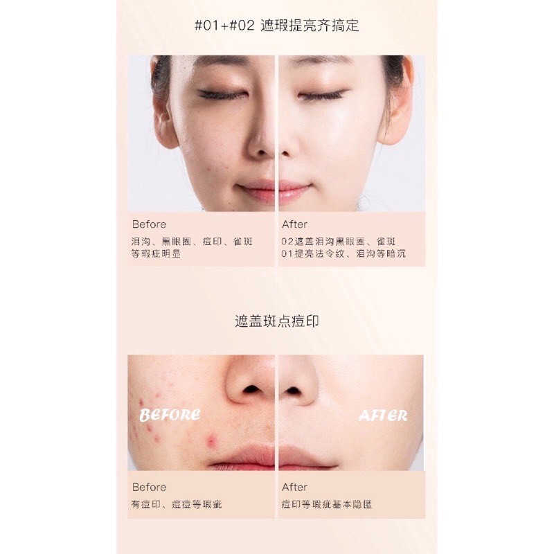 Kem Che Khuyết Điểm - Concealer Yangmei nội địa Trung 3 tông màu | BigBuy360 - bigbuy360.vn