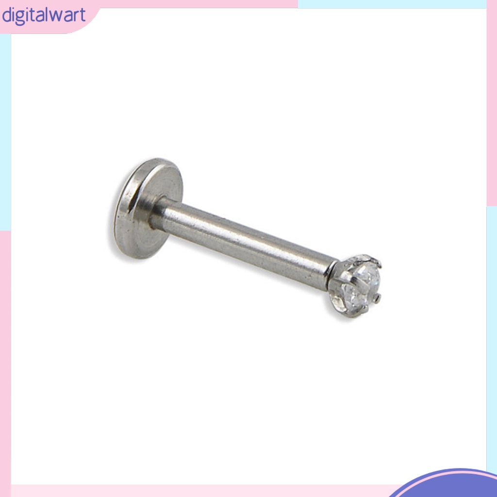 1 khuyên mũi đính kim cương giả cho nam nữ