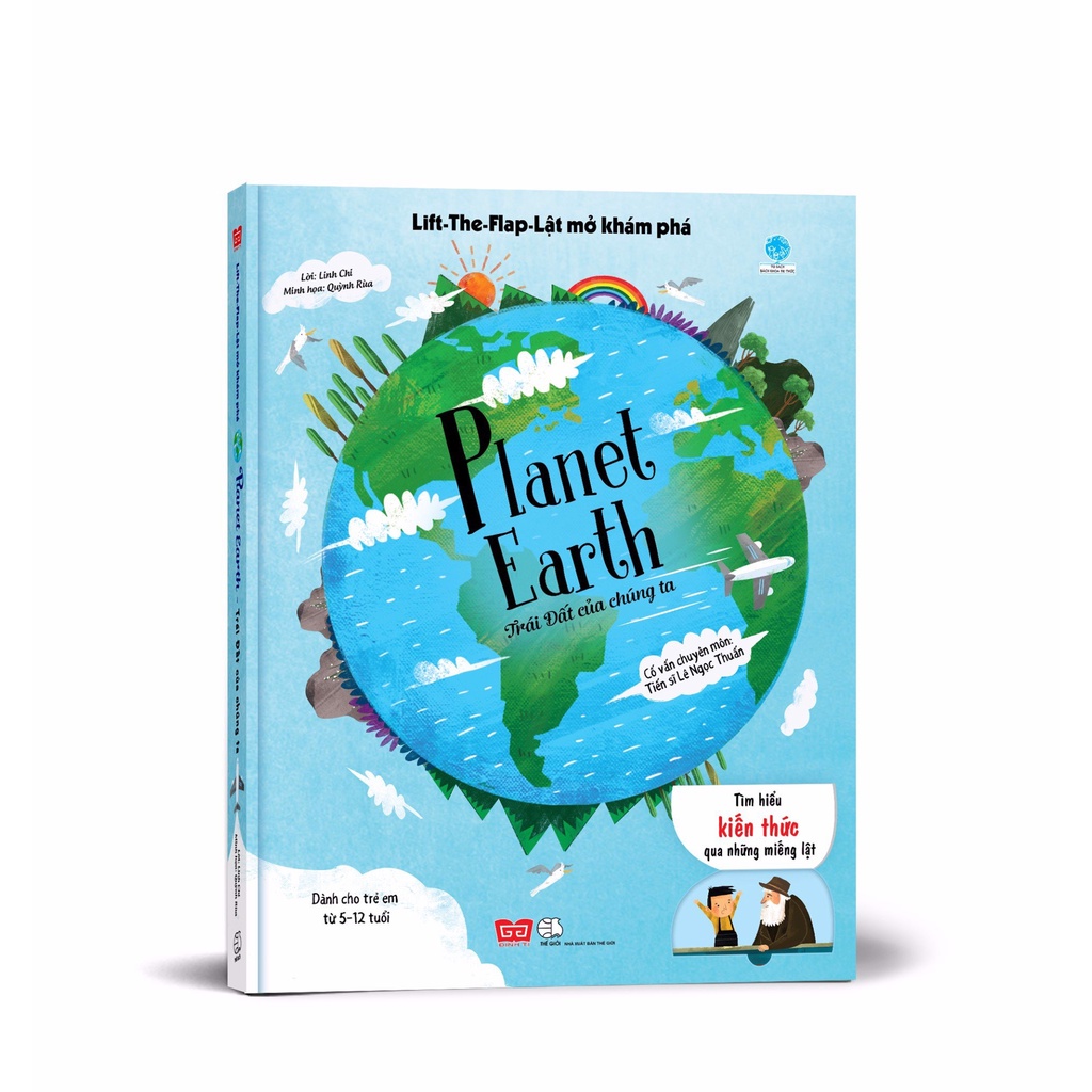 SÁCH - Lift-The-Flap - Lật mở khám phá - Planet Earth - Trái Đất của chúng ta