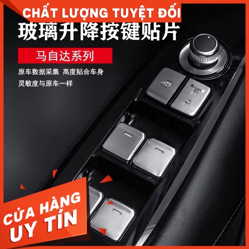 Ốp phím Mazda 3 , Cx5  , Mazda 6 , Cx8 , Cx3