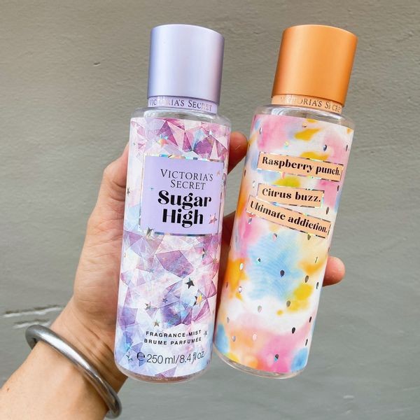 Xịt thơm toàn thân Victoria'sSecretbody mist mẫu mới đủ mùi 4 Mùi Hương Quyến Rũ