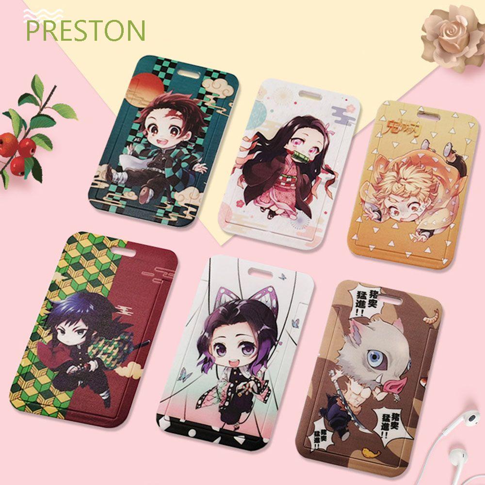 PRESTON Multi-Function Protective Cover Cute ID Bus Cards Cover Jujutsu Kaisen Card Holder Jujutsu Kaisen Key Holder Gojo Satoru Cartoon Japanese Anime Hot Blood Anime Cards Sleeve