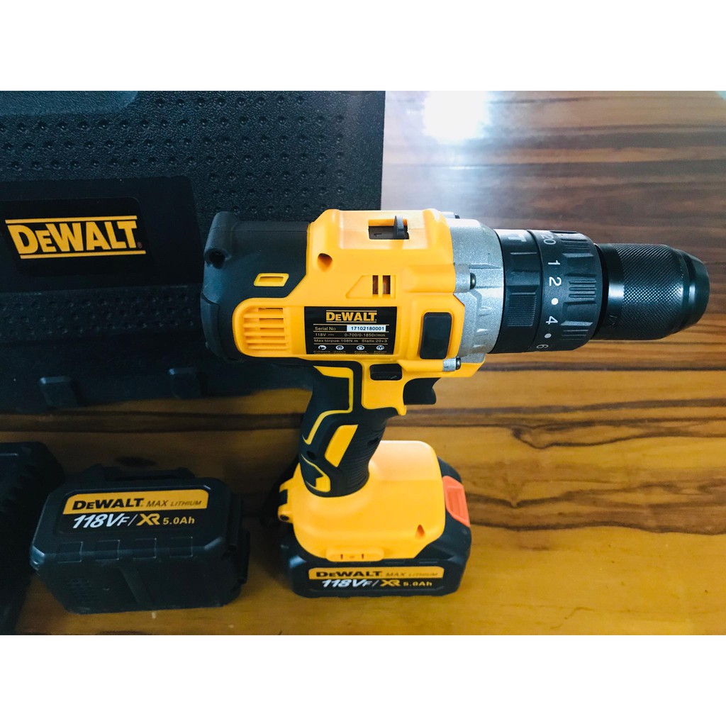 MÁY KHOAN PIN 118V DeWALT 13MM 3 CHỨC NĂNG MỚI 100%