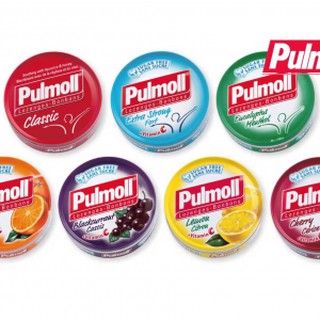 Kẹo Pulmoll Đức hộp 50 g, khách chọn màu