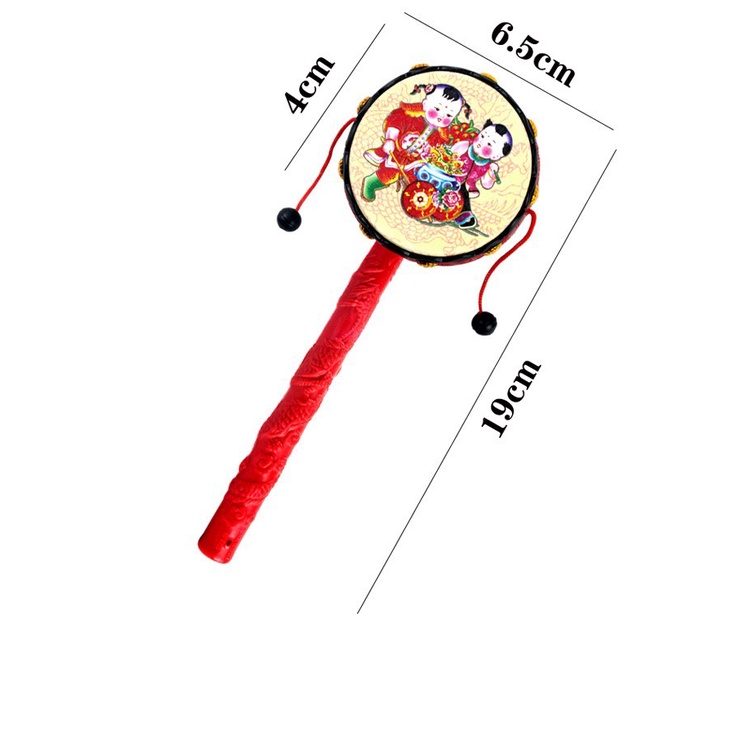 Trống lắc tay truyền thống cho bé