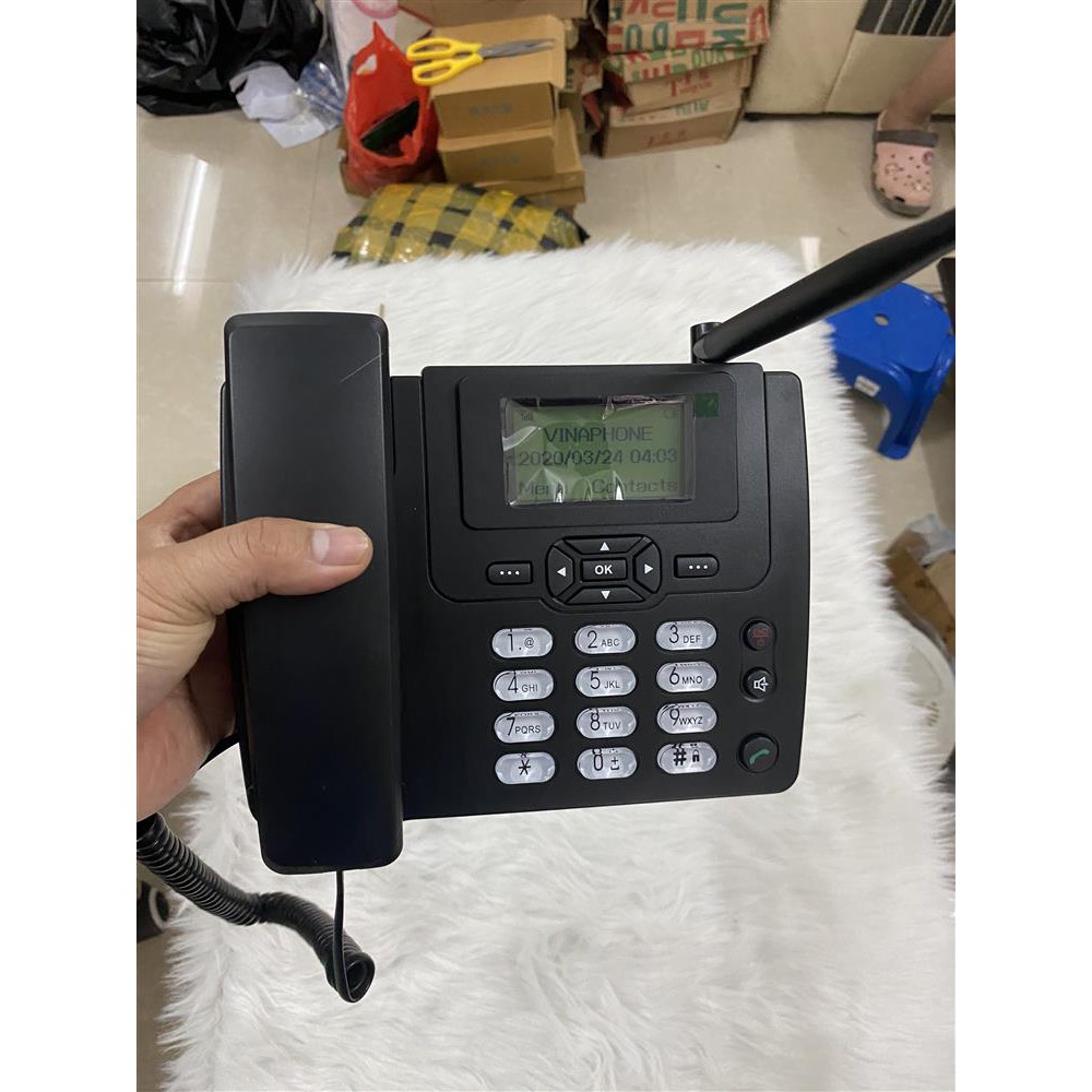 Điện Thoại Bàn Không Dây Gắn Sim Di Dộng, GPhone, HomePhone, Viettel, VinaPhone, Mobifone Sóng Khỏe Loa To