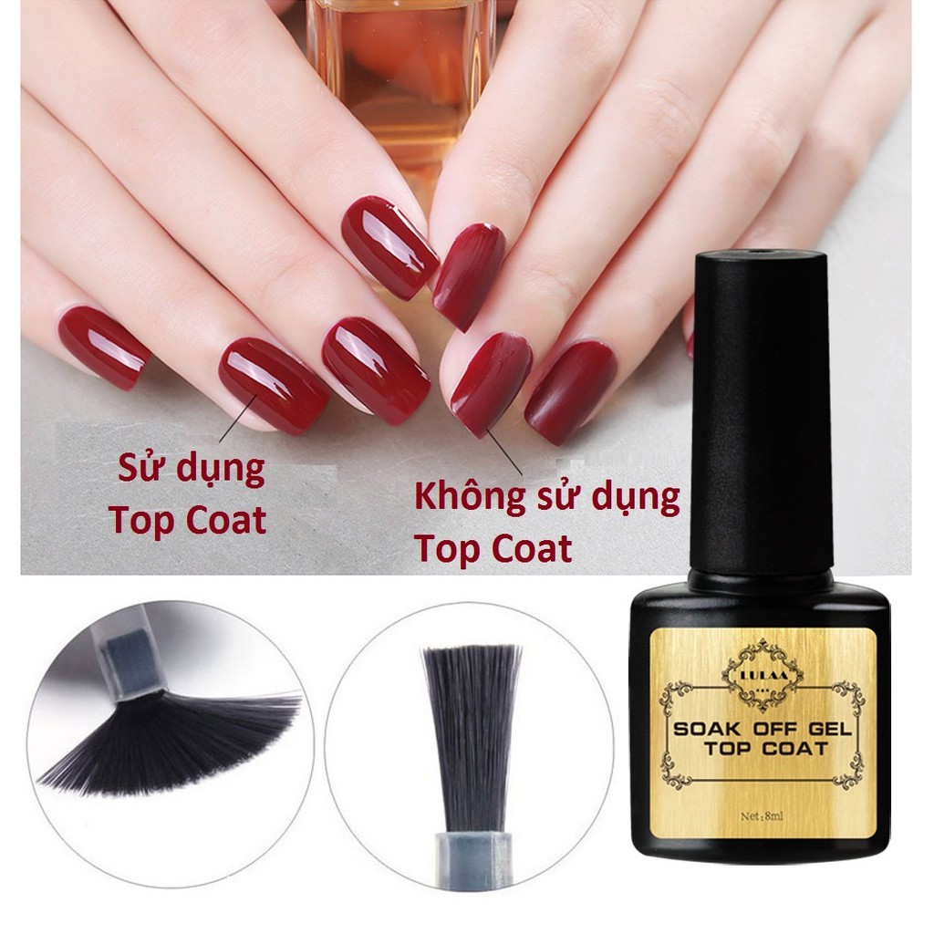  Sơn gel Base Top Coat LULAA