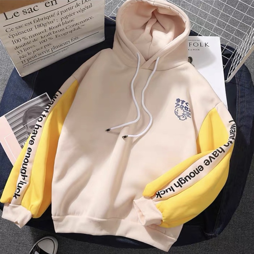 Áo Hoodie Nón Chui Trùm Đầu Nữ Nam Unisex Chất Vải Nỉ Poly Khủng Long WAH031NO