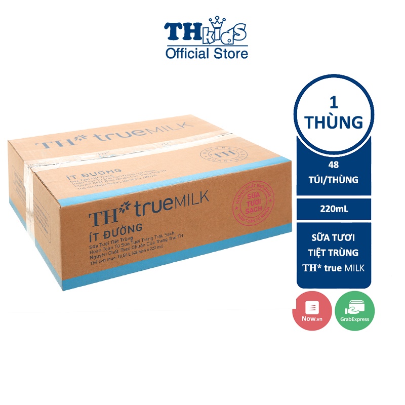 Thùng 48 Hộp Sữa Tươi Tiệt Trùng TH True Milk