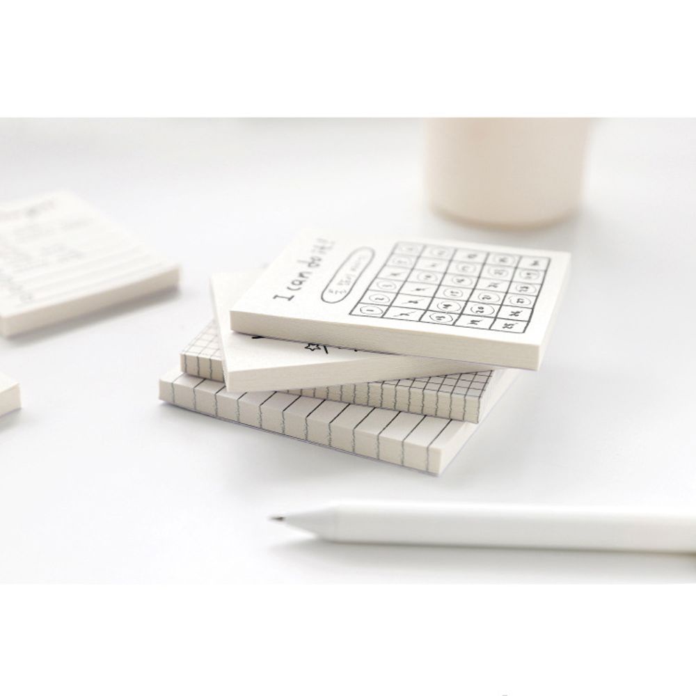 Set 50 giấy ghi chú cỡ nhỏ DIY sử dụng tiện lợi cho học sinh