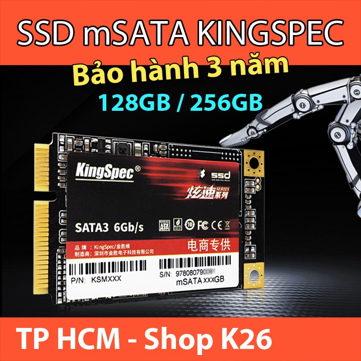 Ổ cứng SSD mSATA KingSpec 128GB / 256GB