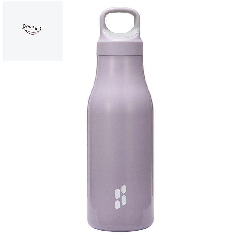 Vacuum Insulated Water Bottle, Double Wall Stainless Steel Wide Mouth Thermos Flask 15Oz