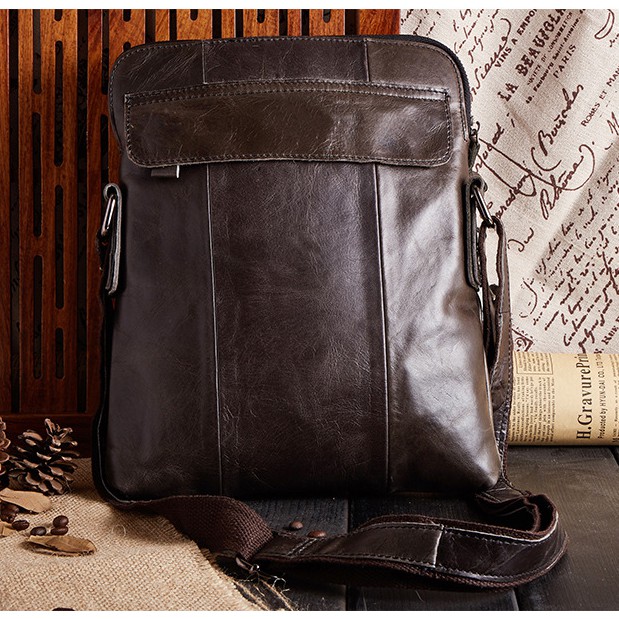 Túi Đeo Chéo Nam Cao Cấp LAVATINO Chính Hãng - 100% Da Nguyên Miếng, Handmade Khâu Tay - Món Quà Ý Nghĩa Cho Người Thân | BigBuy360 - bigbuy360.vn