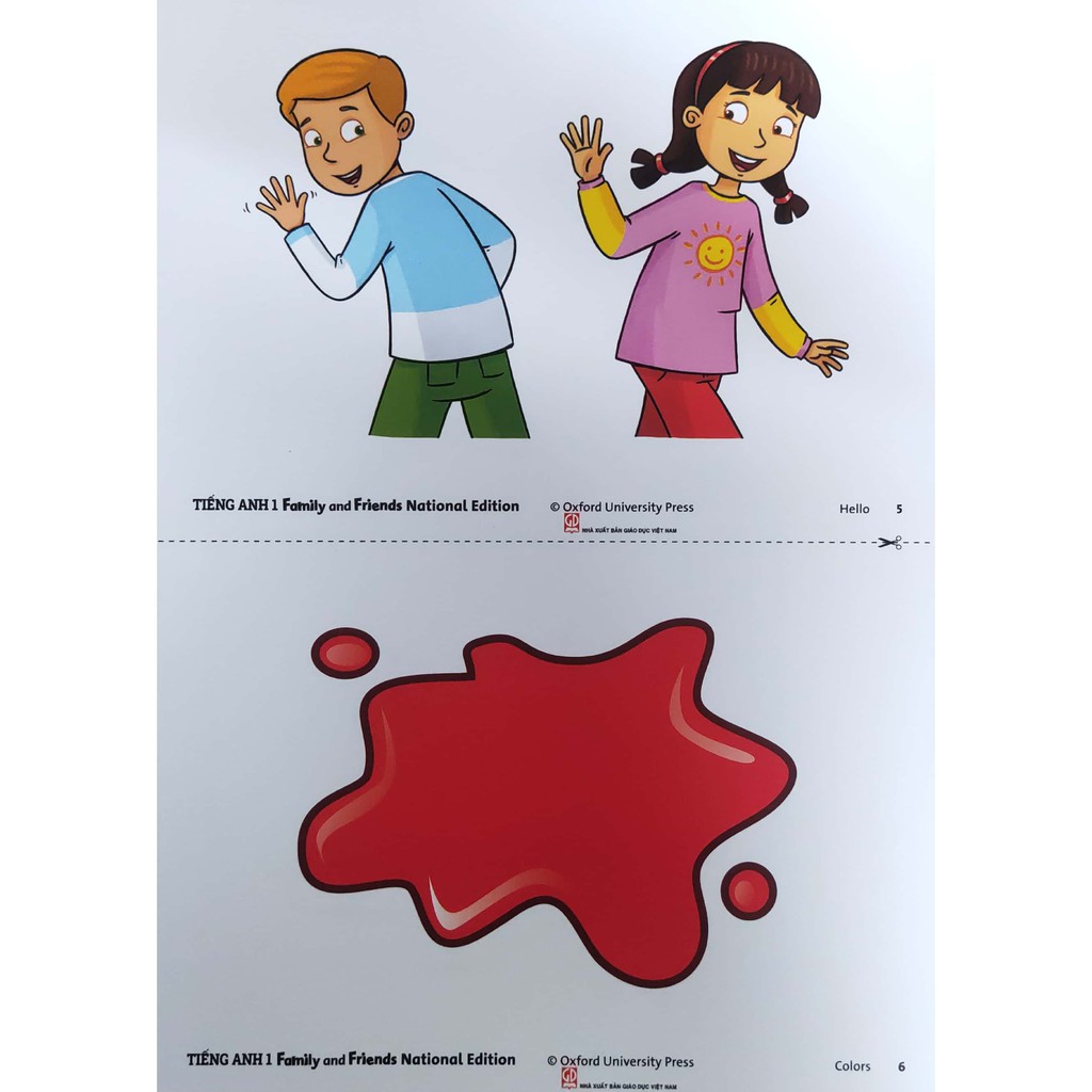 Sách - Bộ tranh Tiếng Anh 1 - Family and Friends National Edition