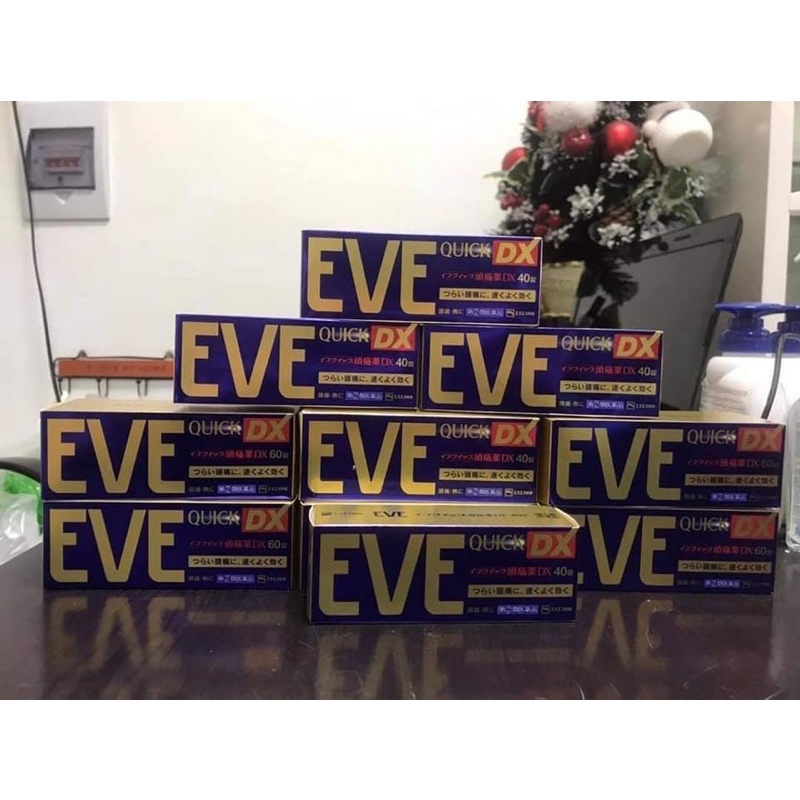 「Hàng_Nhật」 Viên uống Eve quick giảm đau hiệu quả Nhật Bản 40 viên 「Hàng_Auth」