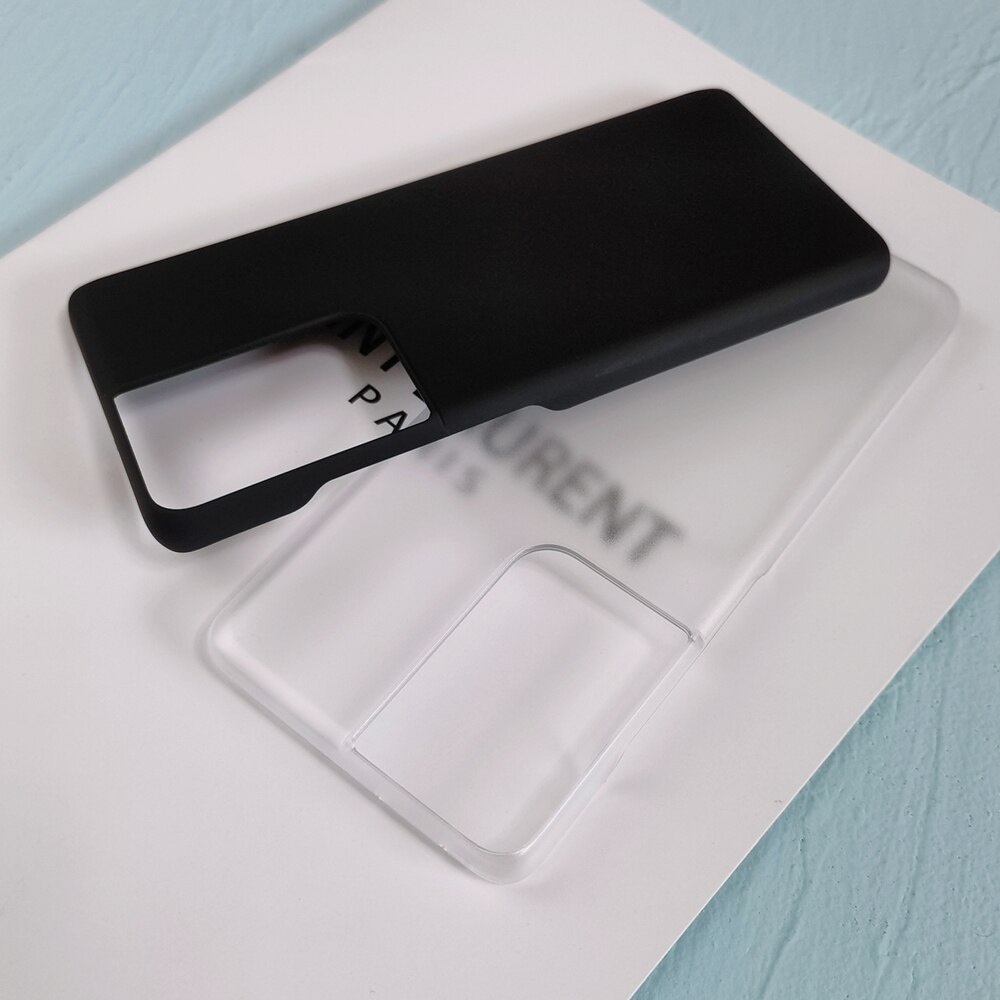 Ốp điện thoại PC cứng mặt nhám chống bám dấu vân tay cho Samsung Galaxy S22 S21 Plus Ultra FE 5G