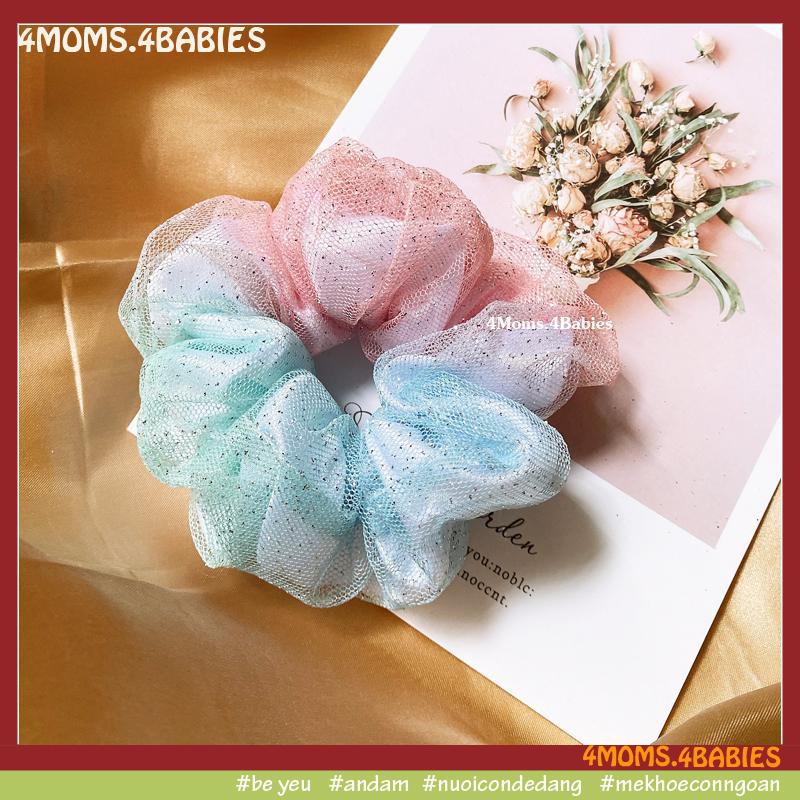 [4MOMS-Ảnh thật]SCRUNCHIES LIMITED KIM TUYẾN, HÀNG ĐẸP - CỘT TÓC VẢI THỜI TRANG NỮ GIÁ RẺ