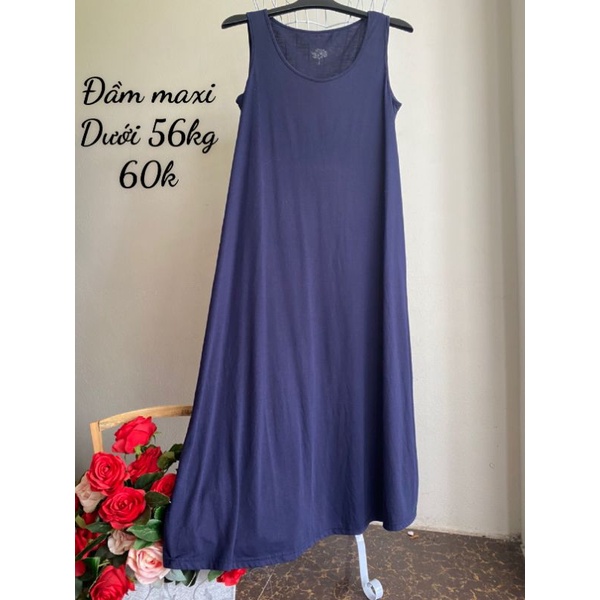 Đầm maxi thun